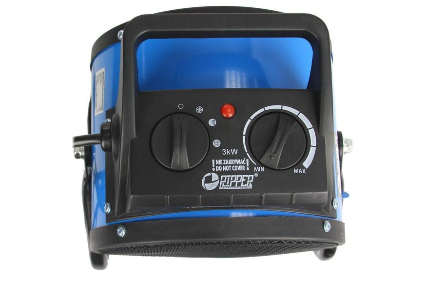 Електричний обігрівач RIPPER PTC, 3 кВт M80906R фото