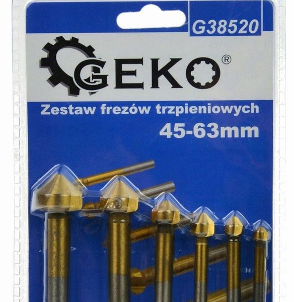 Набір фрез 45-63 мм 6 одиниць GEKO G38520 G38520 фото