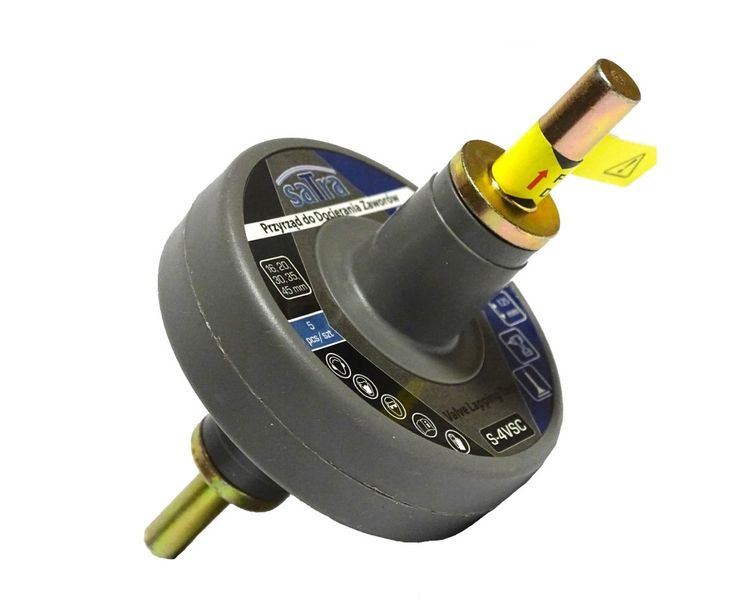 Інструмент для притирання клапанів на дриль шуруповерт (5 насадок) SATRA S-4VSC Робоча швидкість: 1000-1250 об/хв S-4VSC фото