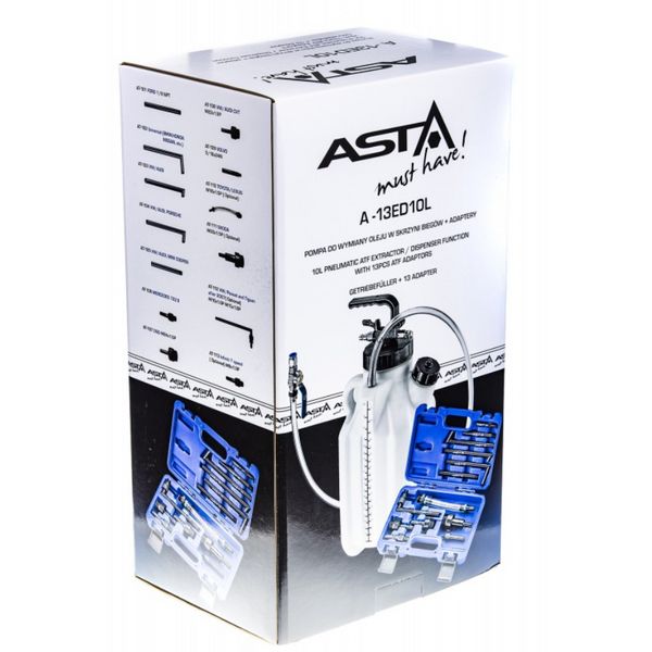 Насос для замены масла в АКПП и КПП + набор адаптеров ASTA A-13ED10L A-13ED10L фото
