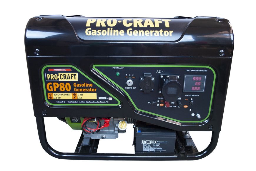 Генератор бензиновий Procraft GP80 GP80 фото