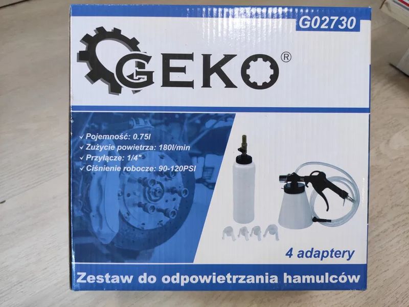 Набір для прокачування і заміни гальмівної рідини GEKO G02730 G02730 фото