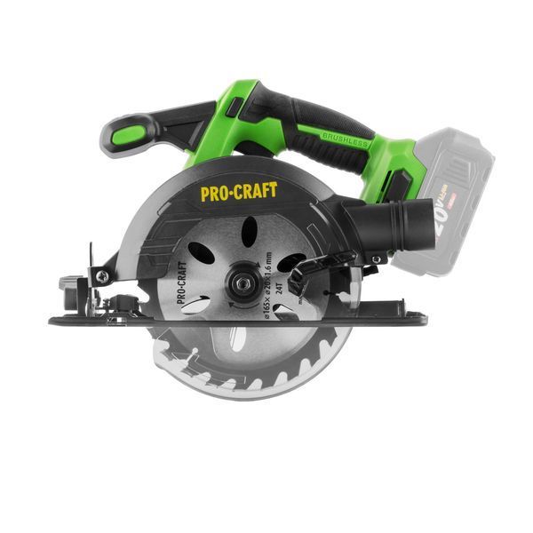 Аккумуляторная дисковая пила Procraft PCA32, 20В, 2 АКБ 4 Ач Type-C + ЗУ 20/2 ECO, диск 165 мм PCA32_2akb_20/4Ah_zp20/2Eco фото