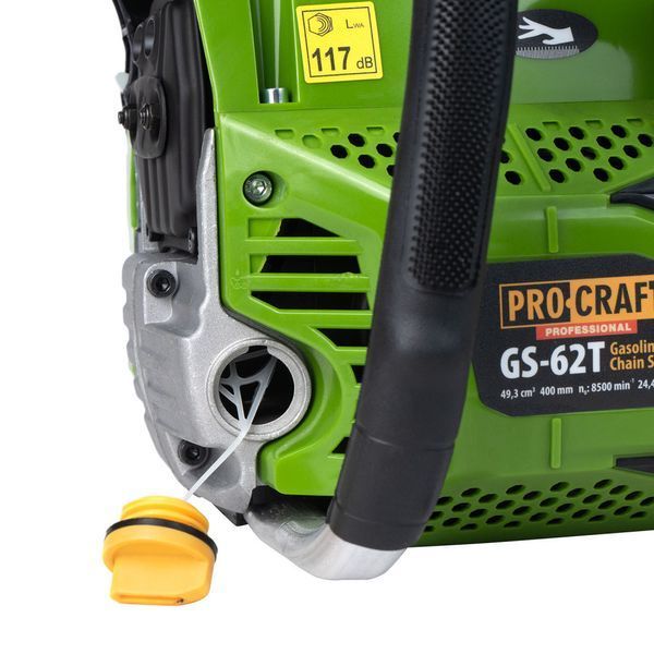 Бензопила Procraft GS-62T NEW 1900 Вт 49,3 см&sup3; шина 40 см Easy Start GS62T_NEW фото