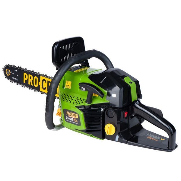 Бензопила Procraft GS-62T NEW 1900 Вт 49,3 см&sup3; шина 40 см Easy Start GS62T_NEW фото