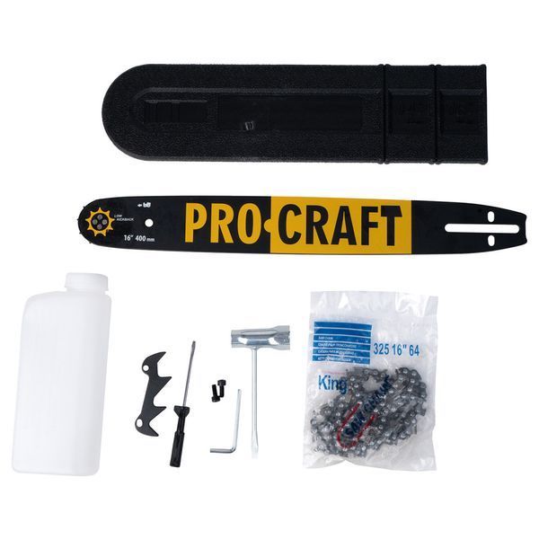 Бензопила Procraft GS-62T NEW 1900 Вт 49,3 см&sup3; шина 40 см Easy Start GS62T_NEW фото