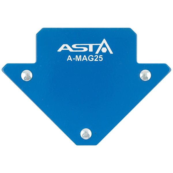Магнитная струбцина для сварки 25 кг ASTA A-MAG25 Универсальный магнитный держатель Углы 45° 90° 135° Тайвань A-MAG25 фото