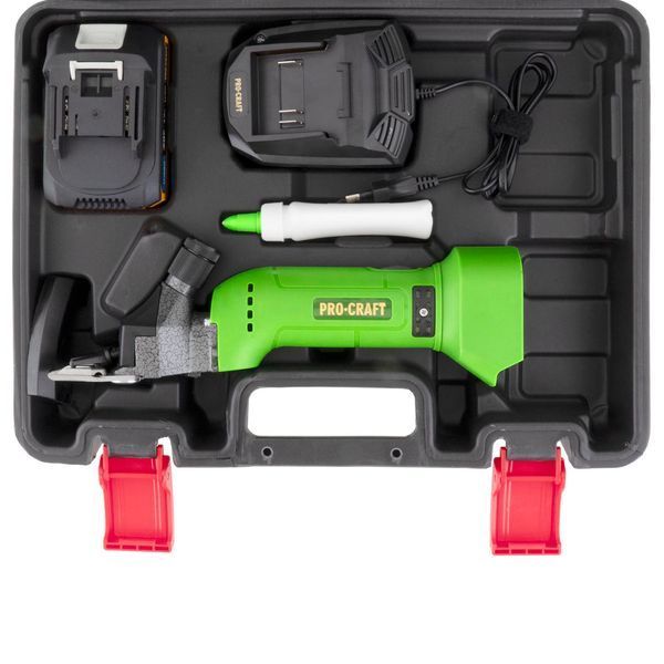 Акумуляторна машинка для стрижки овець Procraft SC20, 20В, 1 АКБ 4 Аг + ЗП SC20_1akb фото
