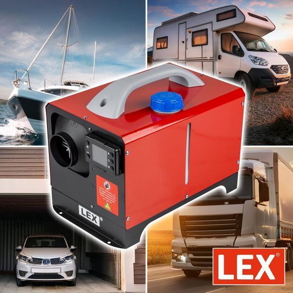 Автономный дизельный обогреватель (Вебасто) LEX 12 кВт 12V/220V LXOH12KW Автономка для гаража LXOH12KW  фото