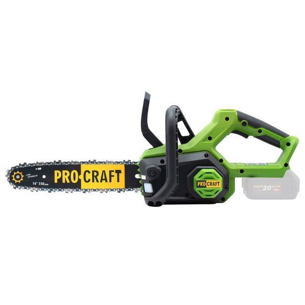 Аккумуляторная бесщеточная цепная пилка Procraft PKA60 (20В 4 А/час) Автоматическая смазка цепи PKA60_1akb фото