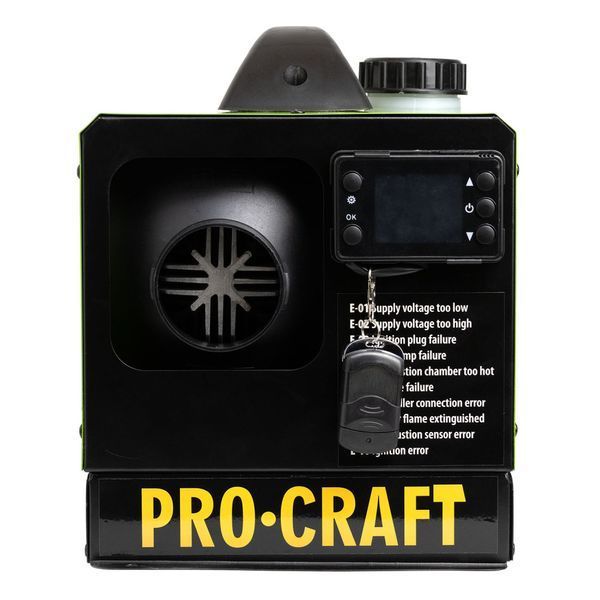 Дизельний обігрівач (Вебаста) Procraft PDH5000 5 кВт Автономка вебасто 12/24 В, повітряний обігрівач 190 м&sup3;/год PDH5000  фото