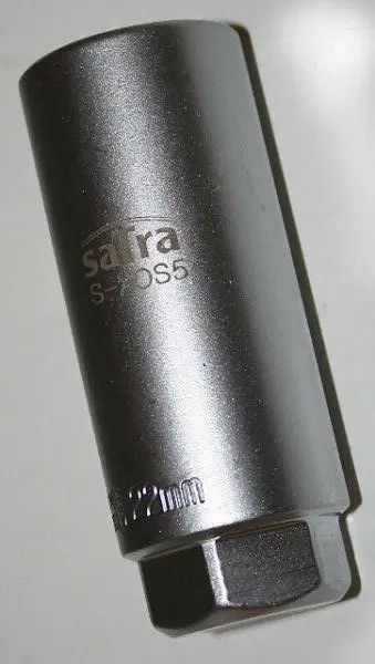 Набор головок для лямбда-зонда 5 предметов в кейсе SATRA S-XOS5 Торцевые ключи 1/2" 3/8" Метчики Гарантия 1год S-XOS5 фото