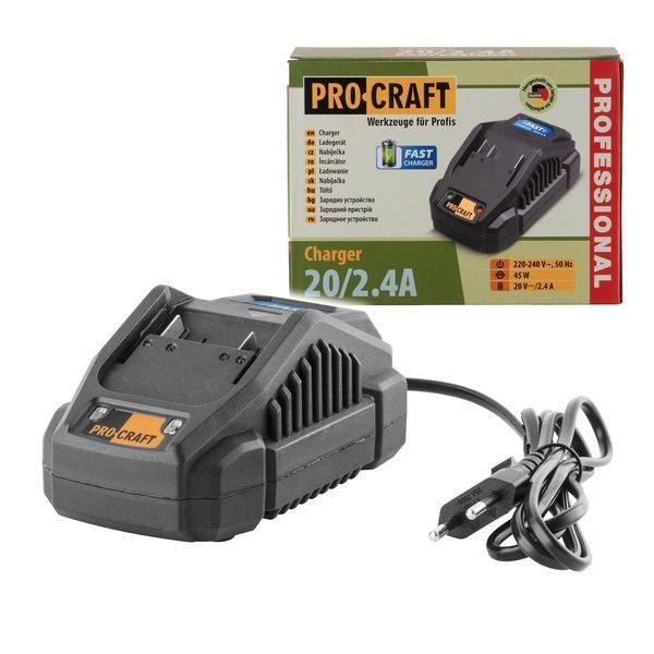 Акумуляторна дискова пилка Procraft PCA28 (2 акумулятори 20 В 4 Аг + зарядний пристрій) PCA28_2akb фото