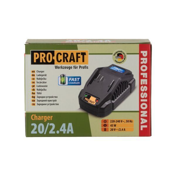 Акумуляторна дискова пилка Procraft PCA28 (2 акумулятори 20 В 4 Аг + зарядний пристрій) PCA28_2akb фото