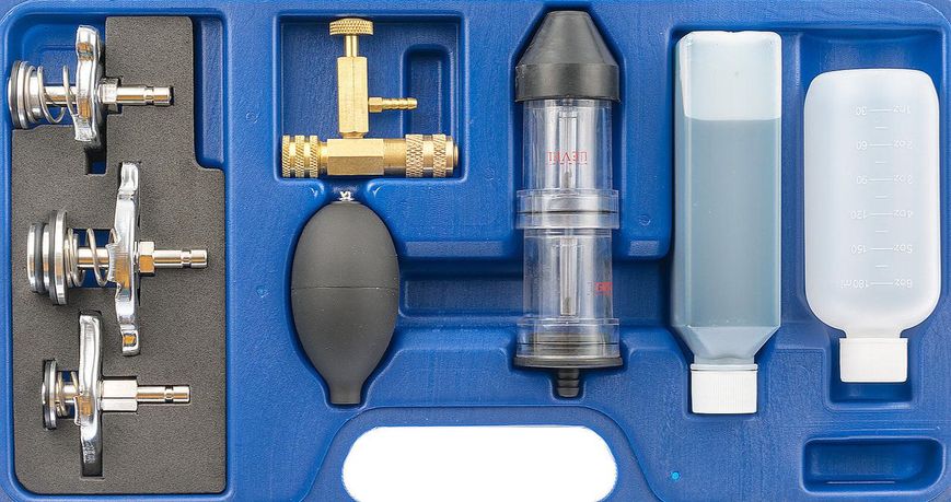 Тестер утечки охлаждающей жидкости в системе с адаптерами ASTA A-1025B Специнструмент для СТО Гарантия 1 год A-1025B фото