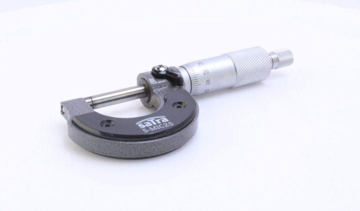 Специализированное измерительное устройство угольный микрометр SATRA S-MIC25 Измерение 0-25 мм Гарантия 1 год S-MIC25 фото