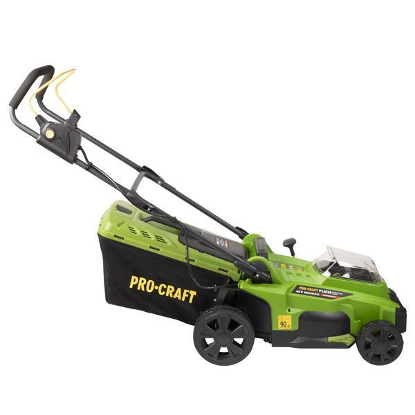 Акумуляторна газонокосарка Procraft PLM20bb, 20V, ширина 370 мм, висота 25&ndash;75 мм, травозбірник 35 л, без АКБ та ЗП PLM20bb фото