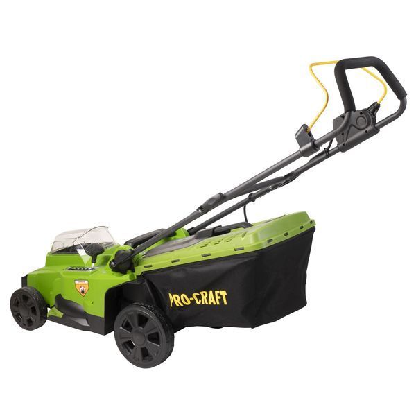 Акумуляторна газонокосарка Procraft PLM20bb, 20V, ширина 370 мм, висота 25&ndash;75 мм, травозбірник 35 л, без АКБ та ЗП PLM20bb фото