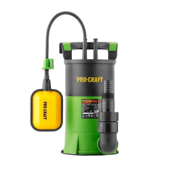 Дренажно-фекальний насос Procraft PN27 750 Вт, 14000 л/год PN27 фото