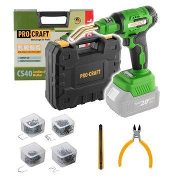 Аккумуляторный сварочный аппарат для пластика Procraft CS40 20 В 600&deg;C 20 Вт без АКБ и ЗП CS40_bb фото